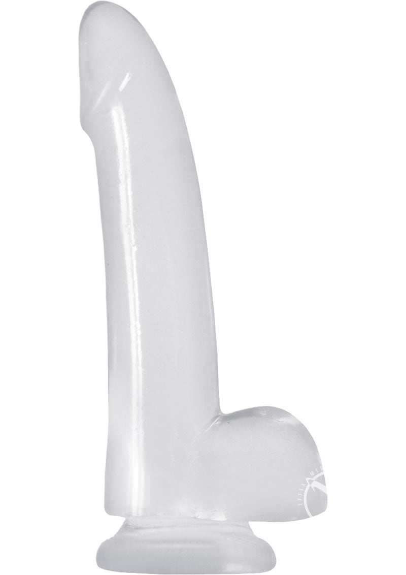 Load image into Gallery viewer, Jelly Rancher Smooth Rider Dildo - Clear - 5in
