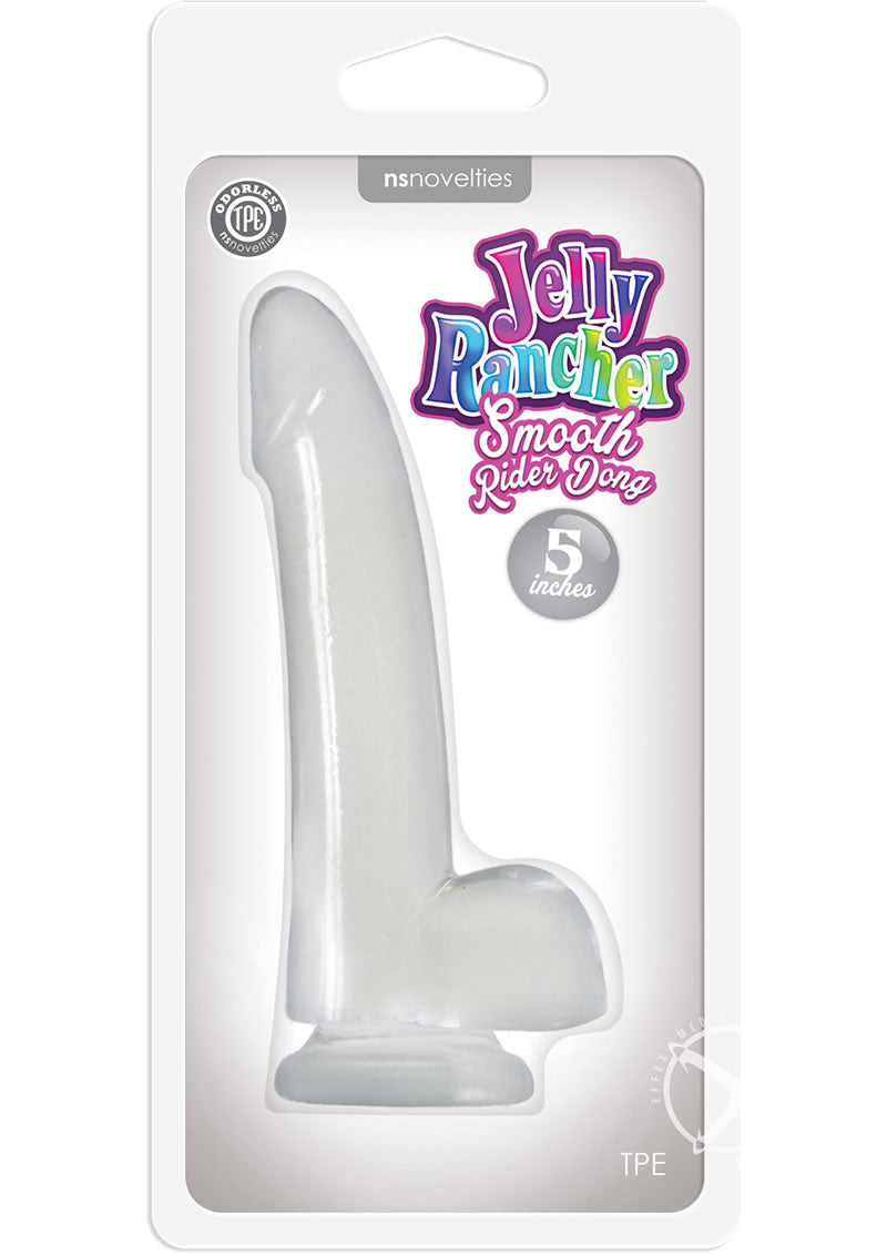 Load image into Gallery viewer, Jelly Rancher Smooth Rider Dildo - Clear - 5in
