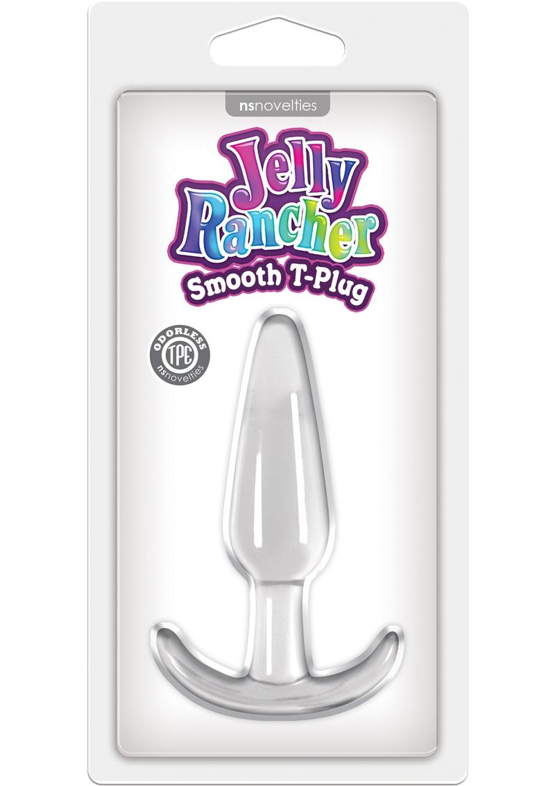 Load image into Gallery viewer, Jelly Rancher Smooth T Plugbutt Plug - Clear
