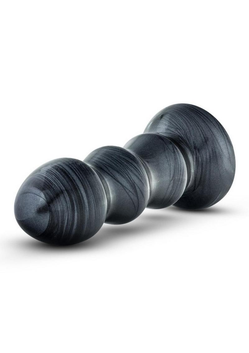 Load image into Gallery viewer, Jet Black Jack Butt Plug - Carbon Metallic
