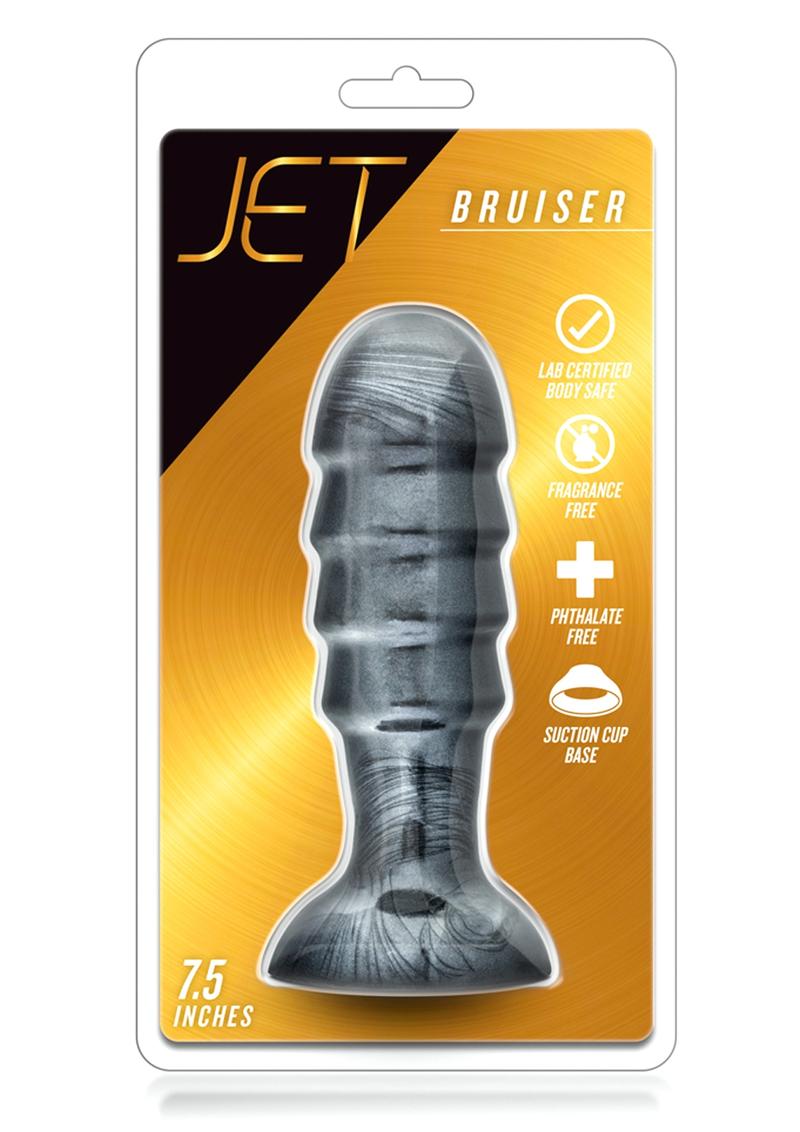 Load image into Gallery viewer, Jet Bruiser Butt Plug - Carbon Metallic - Black
