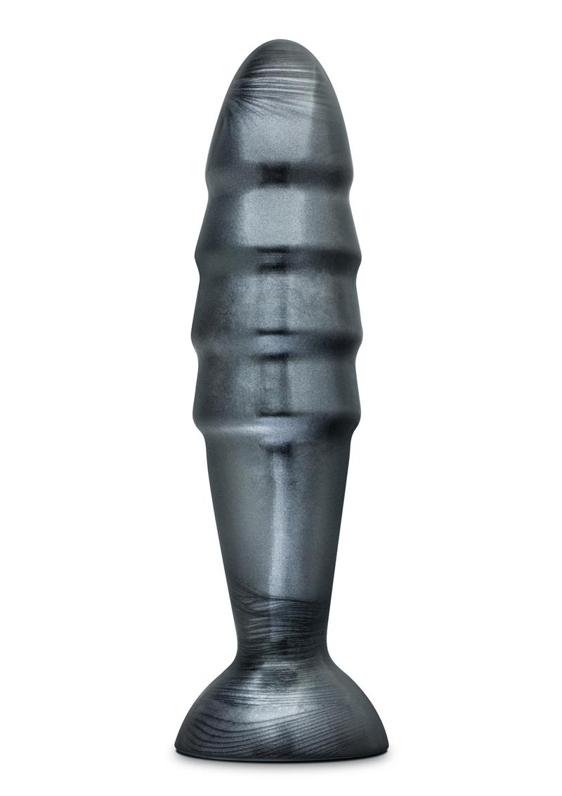 Load image into Gallery viewer, Jet Destructor Butt Plug - Carbon Metallic - Black
