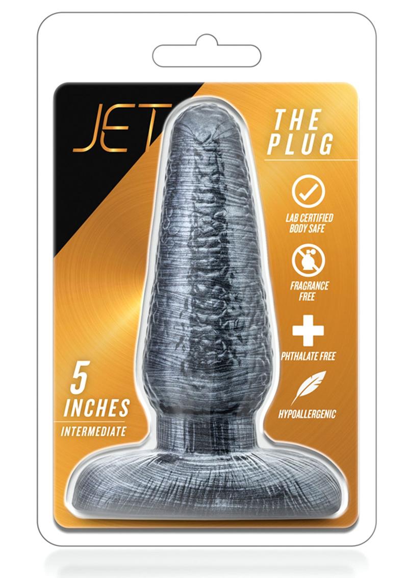 Load image into Gallery viewer, Jet The Plug Butt Plug- Carbon Metallic - Black
