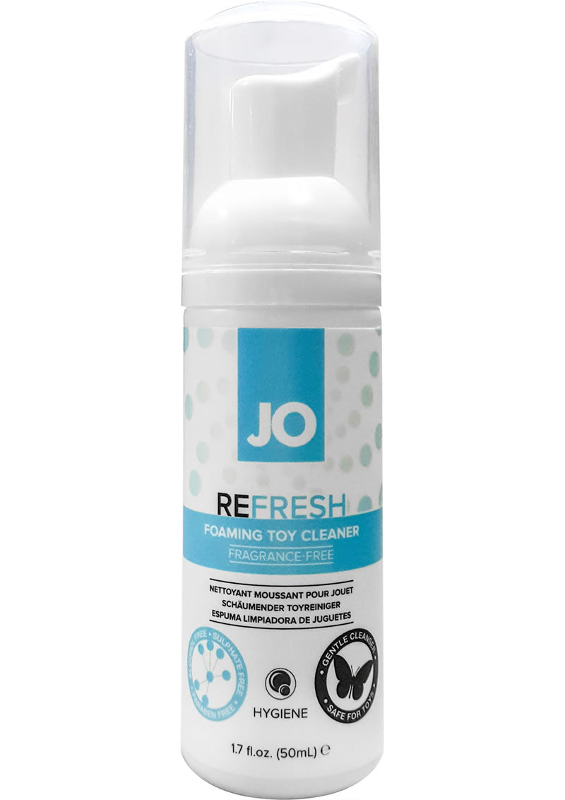 Load image into Gallery viewer, JO Refresh Foaming Toy Cleaner Fragrance Free - 1.7oz
