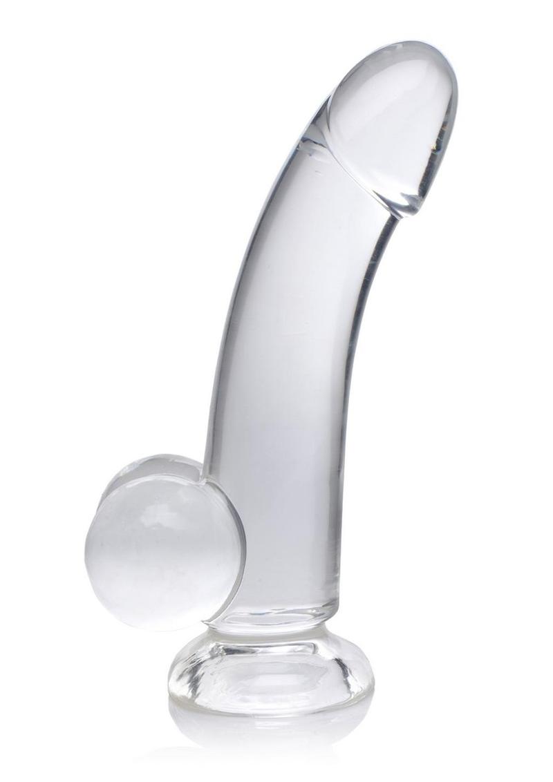 Load image into Gallery viewer, Jock C-Thru Dildo with Balls - Clear - 8in
