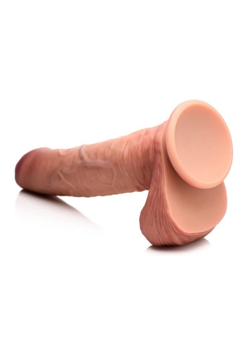 Load image into Gallery viewer, Jock Dual Density Uncut Dildo with Balls
