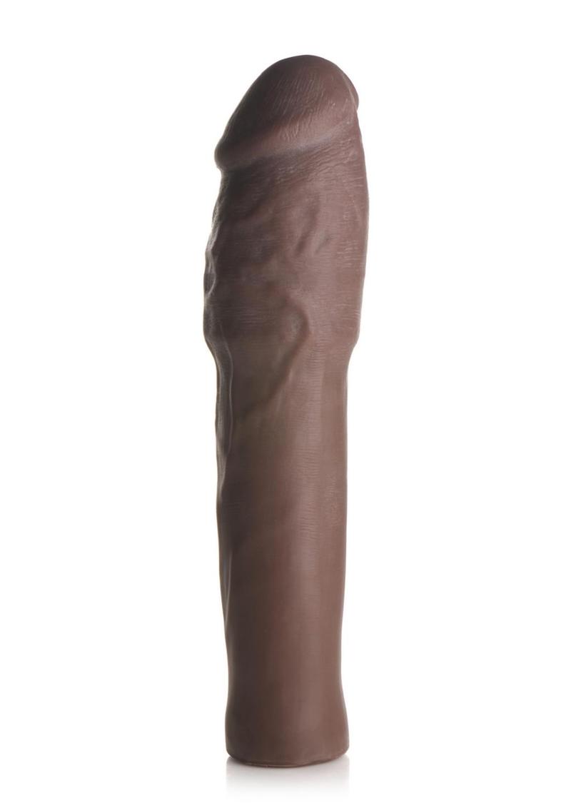 Load image into Gallery viewer, Jock Extra Thick Penis Extension Sleeve - Chocolate - 2in
