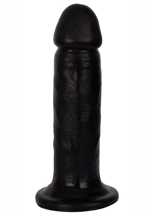 Jock Realistic Dildo - Black - 6in