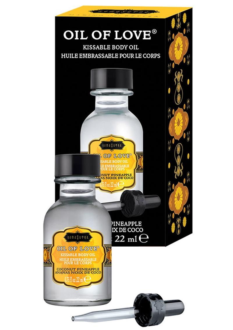 Load image into Gallery viewer, Kama Sutra Oil Of Love Coconut Pineapple - .75oz
