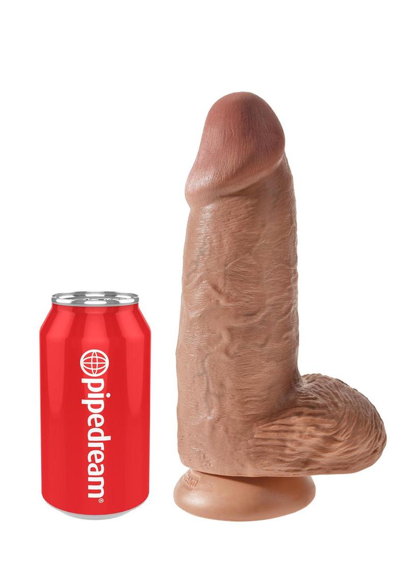 Load image into Gallery viewer, King Cock Chubby Dildo - Caramel - 9in
