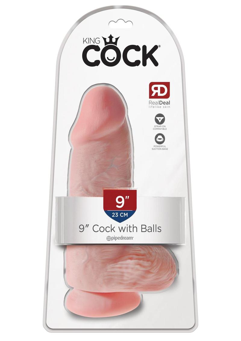 Load image into Gallery viewer, King Cock Chubby Dildo - Vanilla - 9in
