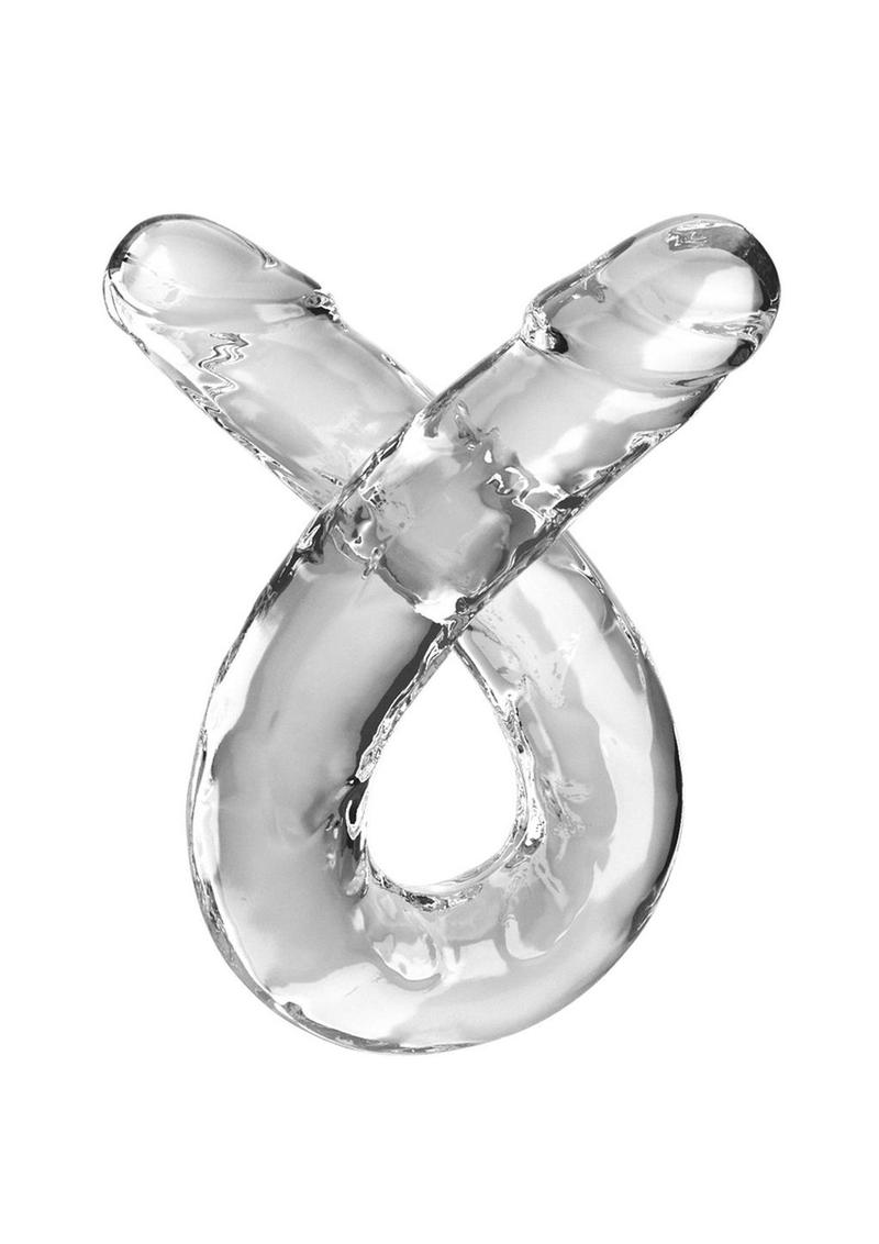 Load image into Gallery viewer, King Cock Clear Double Dildo
