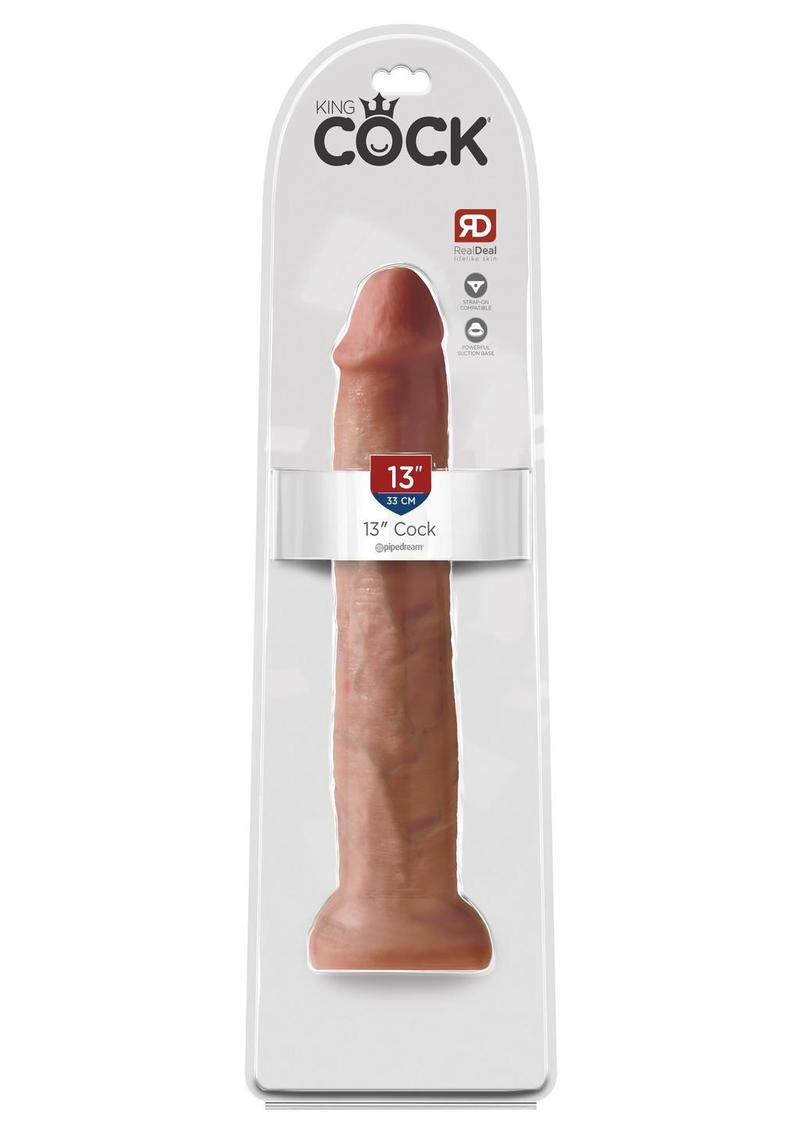 Load image into Gallery viewer, King Cock Dildo - Caramel - 13in
