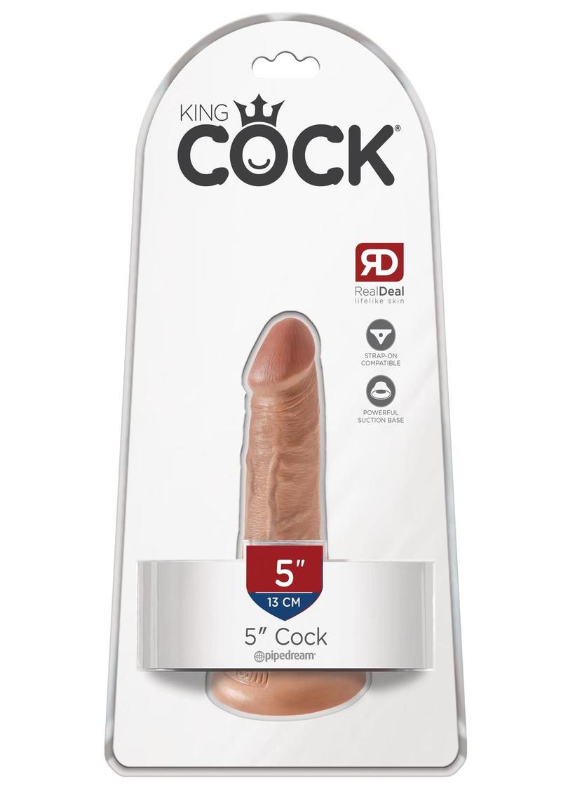 Load image into Gallery viewer, King Cock Dildo - Caramel - 5in
