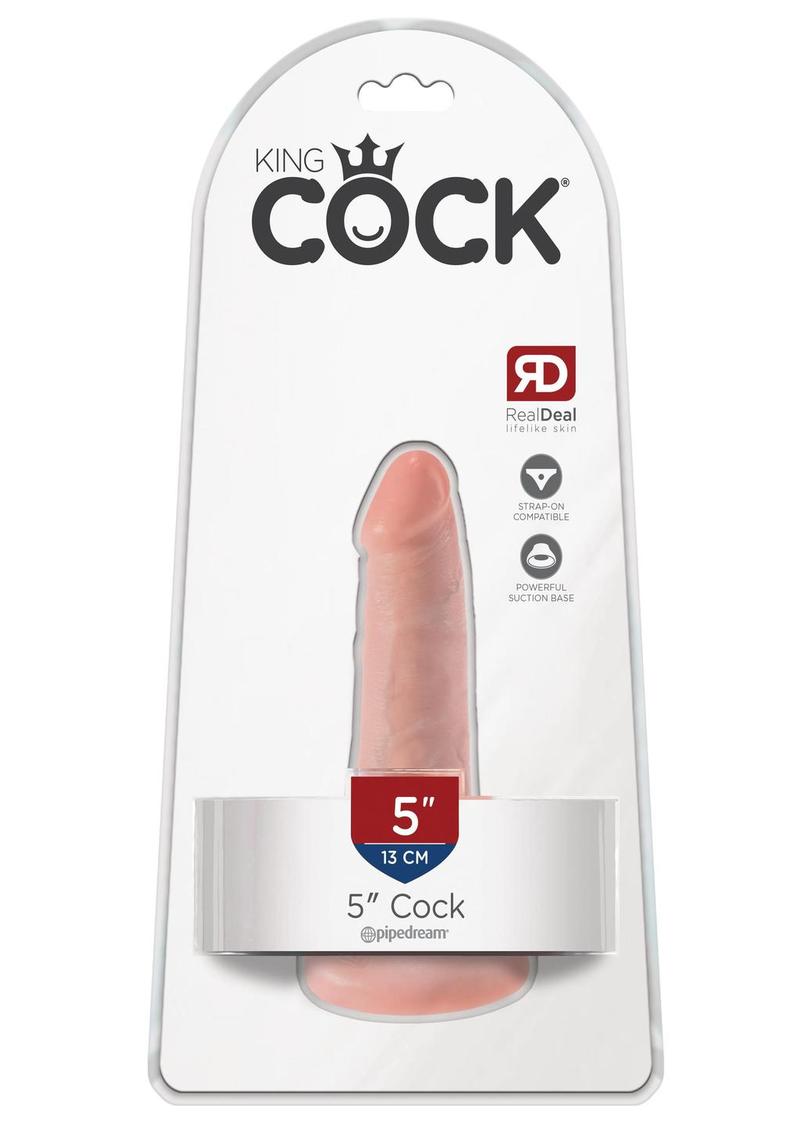 Load image into Gallery viewer, King Cock Dildo - Vanilla - 5in
