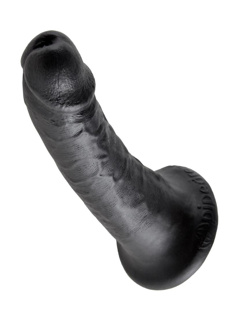 Load image into Gallery viewer, King Cock Dildo - Black - 6in

