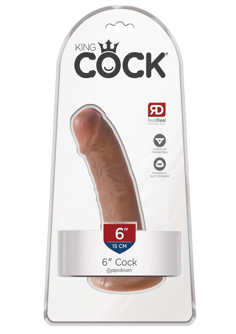 Load image into Gallery viewer, King Cock Dildo - Caramel - 6in
