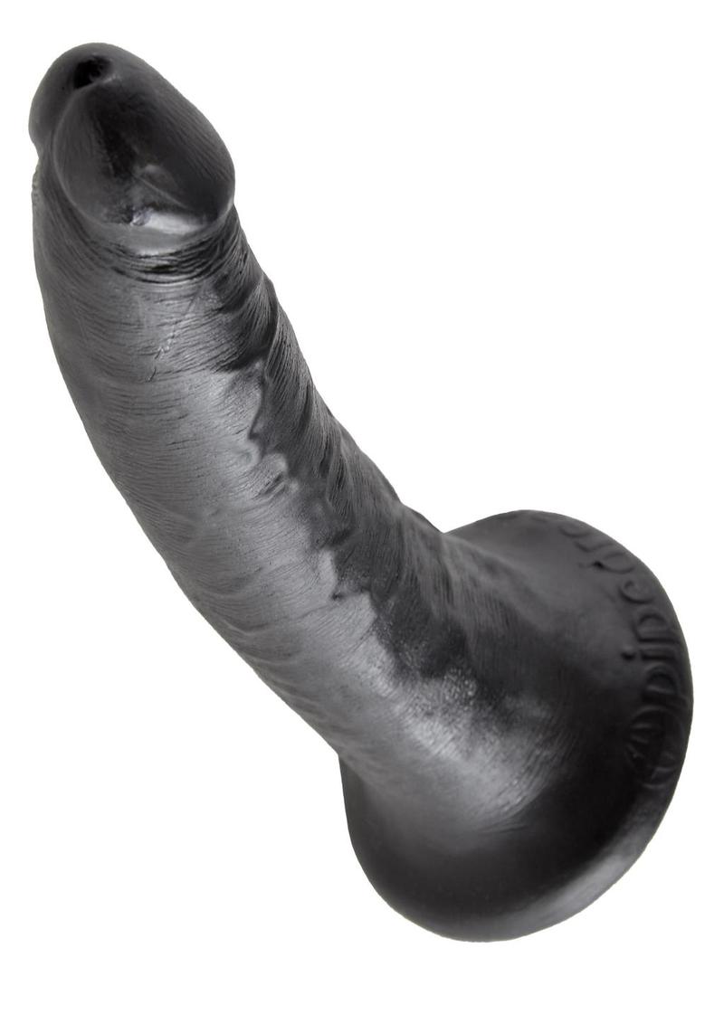 Load image into Gallery viewer, King Cock Dildo - Black - 7in
