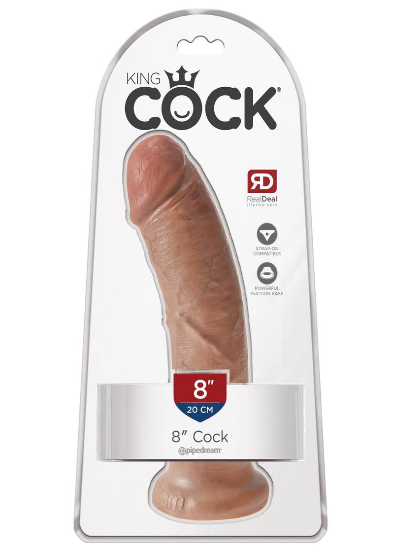 Load image into Gallery viewer, King Cock Dildo - Caramel - 8in
