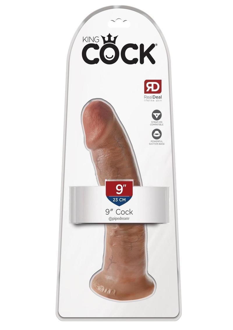 Load image into Gallery viewer, King Cock Dildo - Caramel/Tan - 9in
