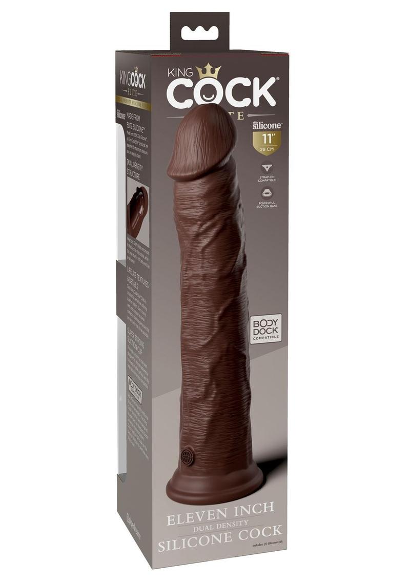 Load image into Gallery viewer, King Cock Elite Dual Density Silicone Dildo
