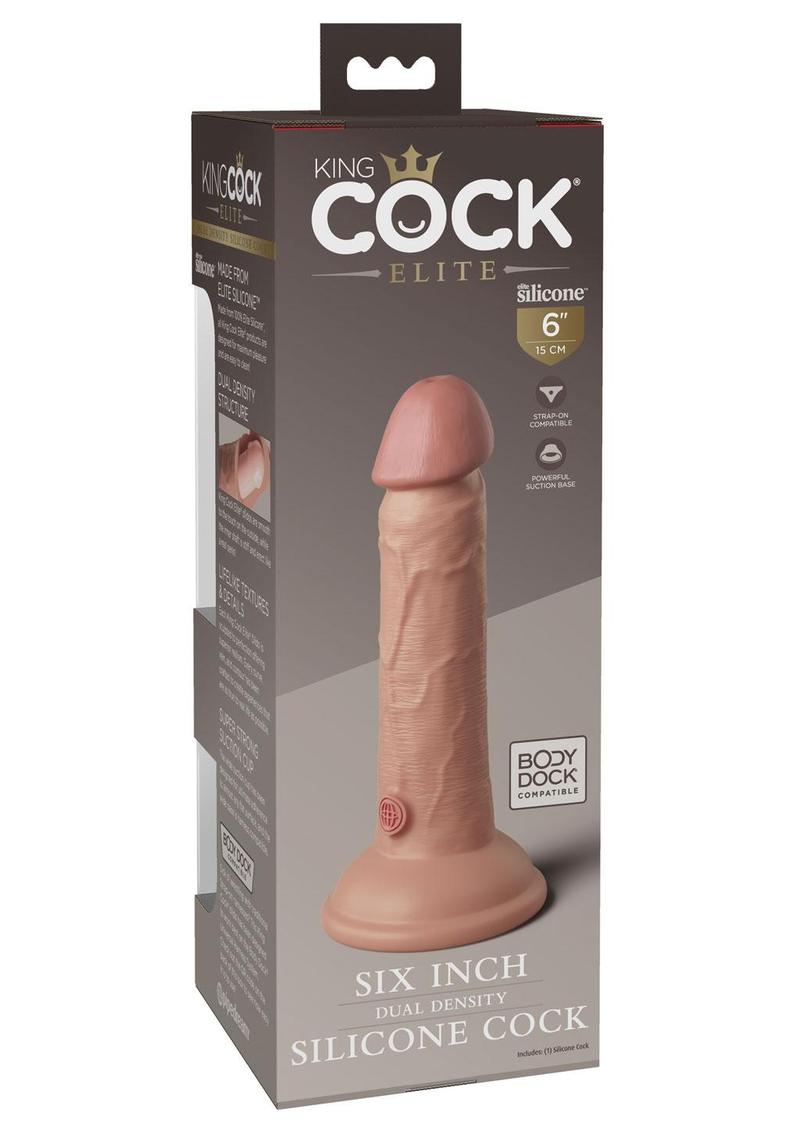 Load image into Gallery viewer, King Cock Elite Dual Density Silicone Dildo
