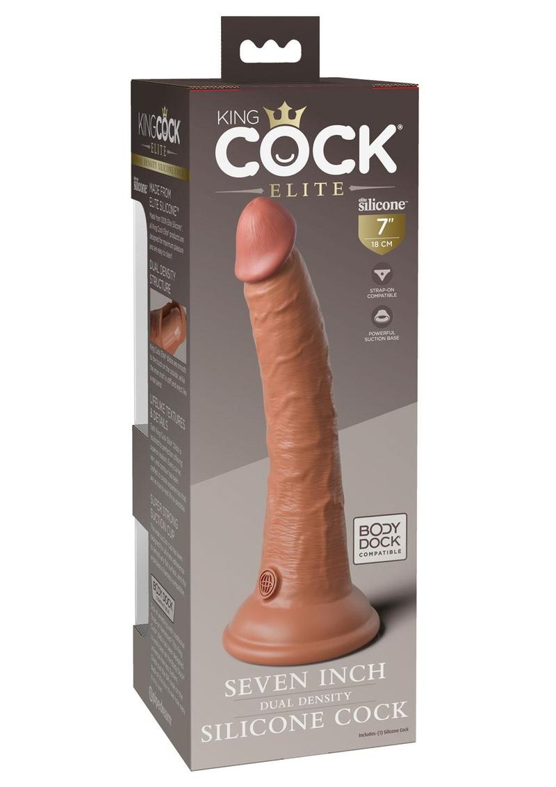 Load image into Gallery viewer, King Cock Elite Dual Density Silicone Dildo
