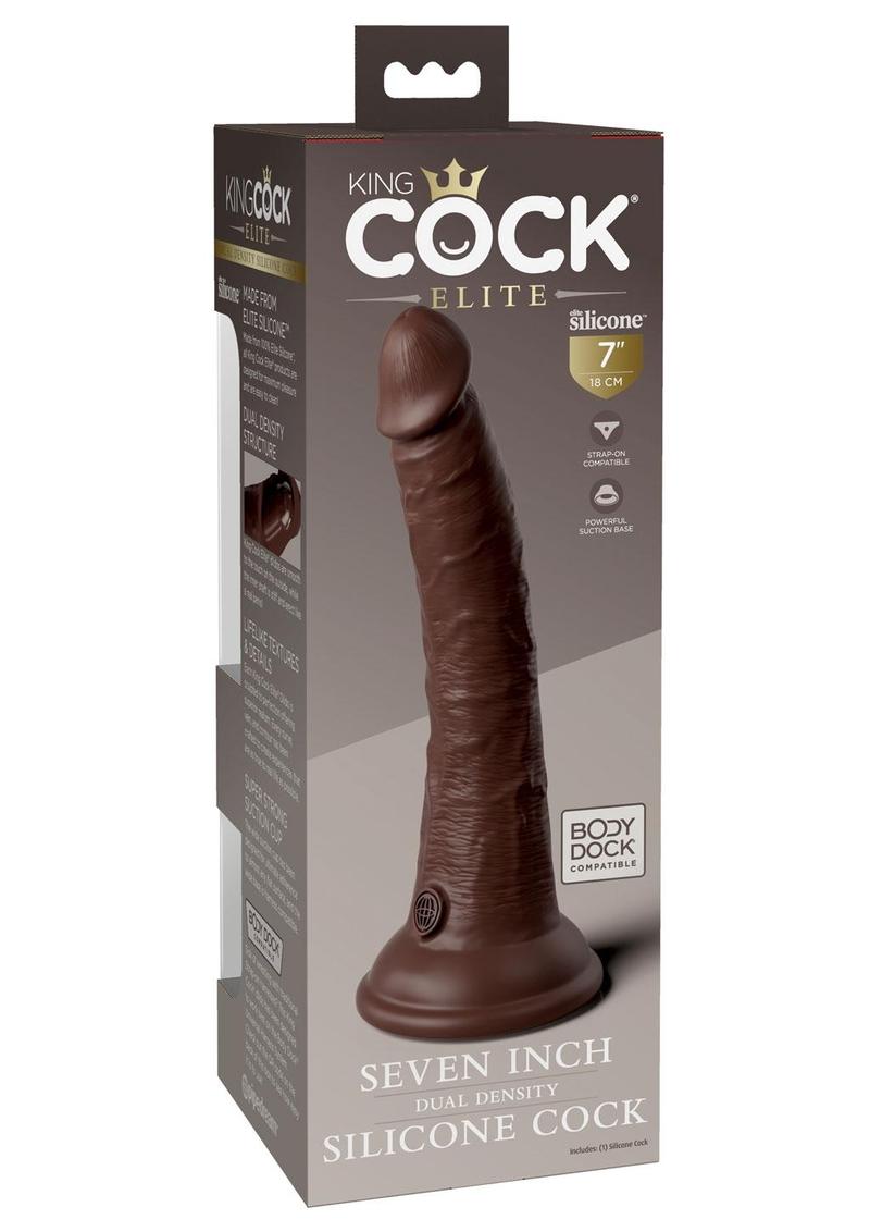 Load image into Gallery viewer, King Cock Elite Dual Density Silicone Dildo
