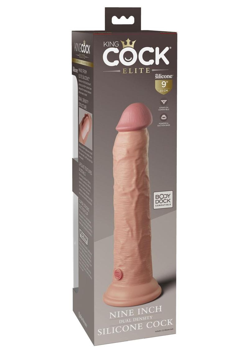 Load image into Gallery viewer, King Cock Elite Dual Density Silicone Dildo
