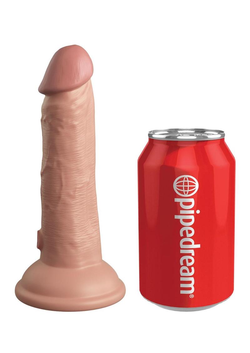 Load image into Gallery viewer, King Cock Elite Dual Density Vibrating Rechargeable Silicone Dildo
