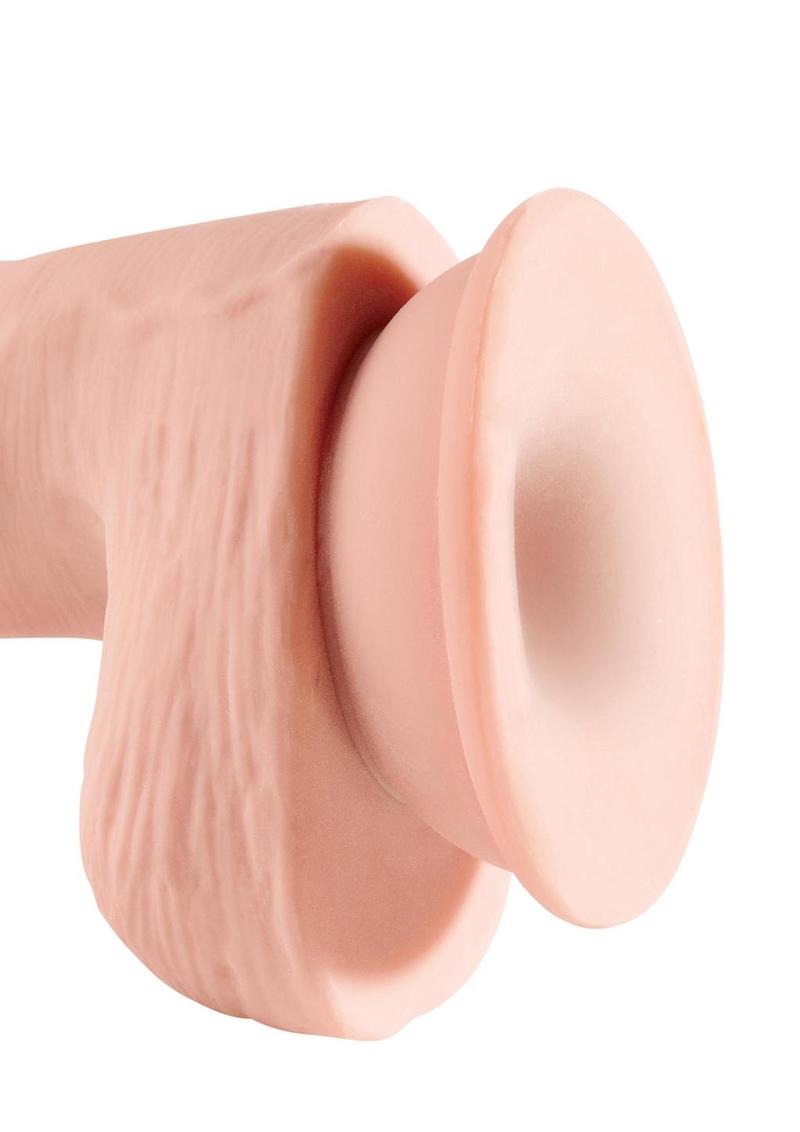 Load image into Gallery viewer, King Cock Plus Triple Density Dildo with Balls
