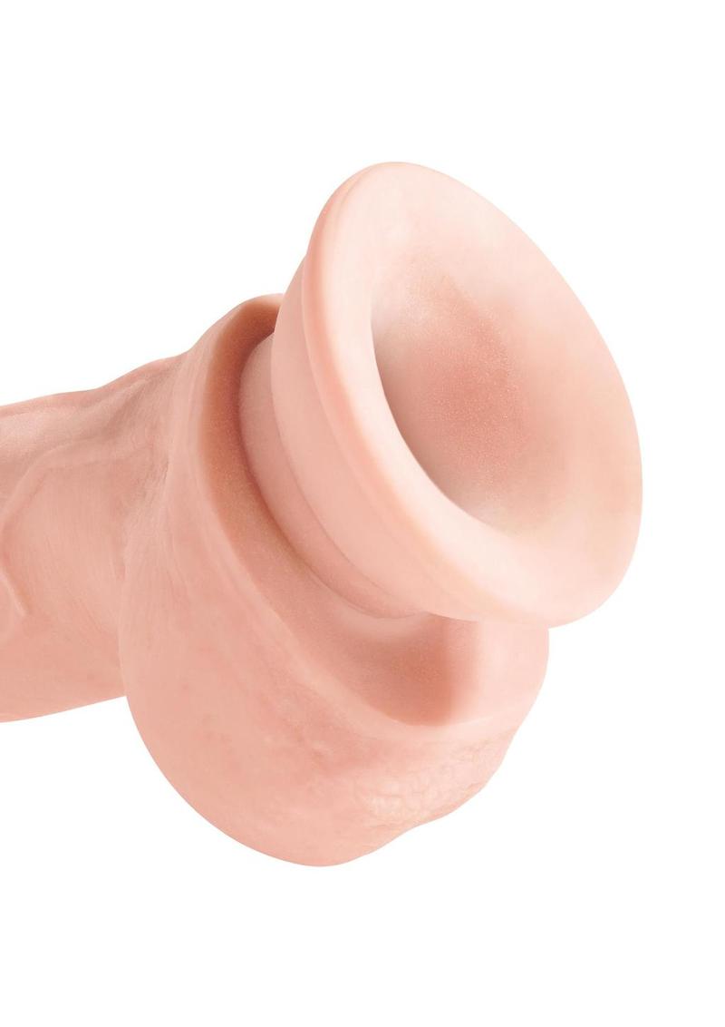 Load image into Gallery viewer, King Cock Plus Triple Density Dildo with Balls
