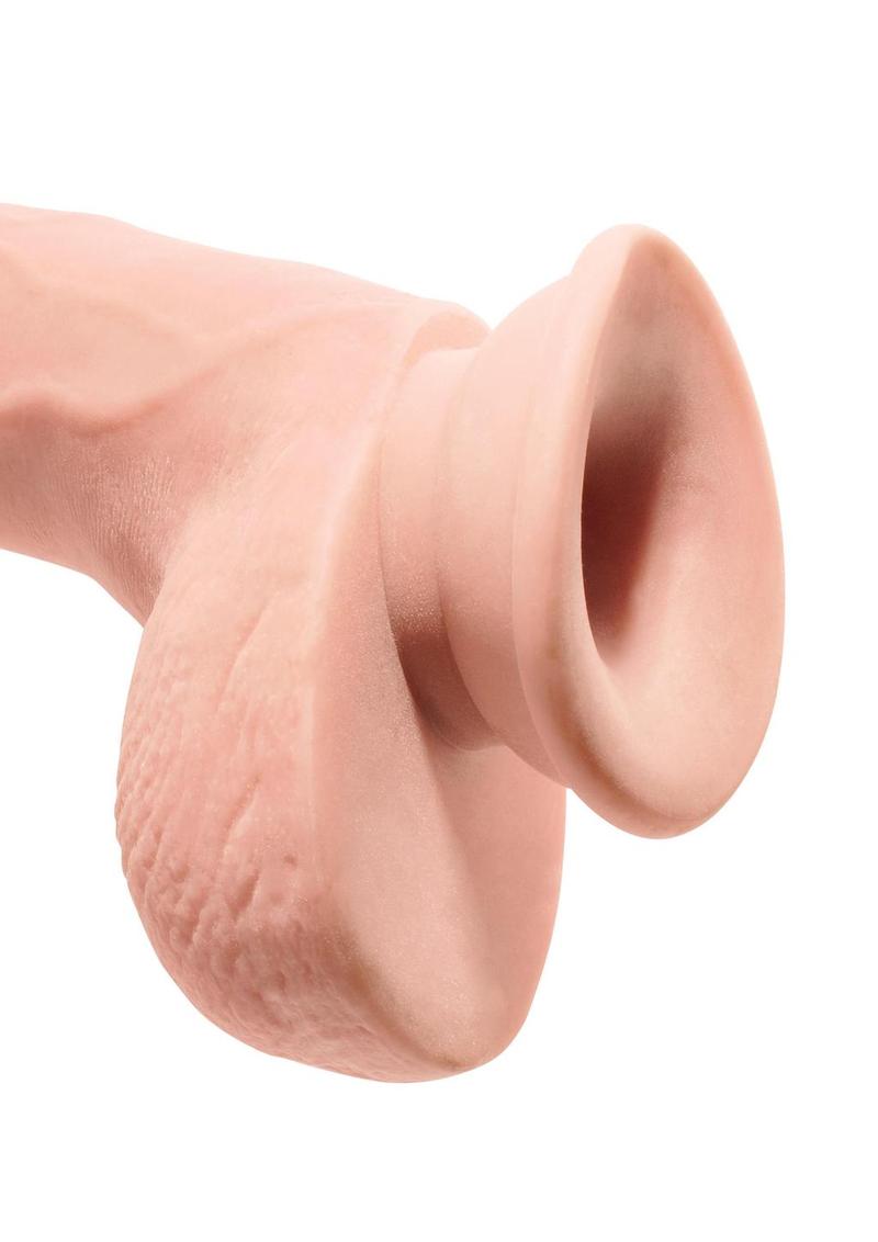 Load image into Gallery viewer, King Cock Plus Triple Density Dildo with Balls
