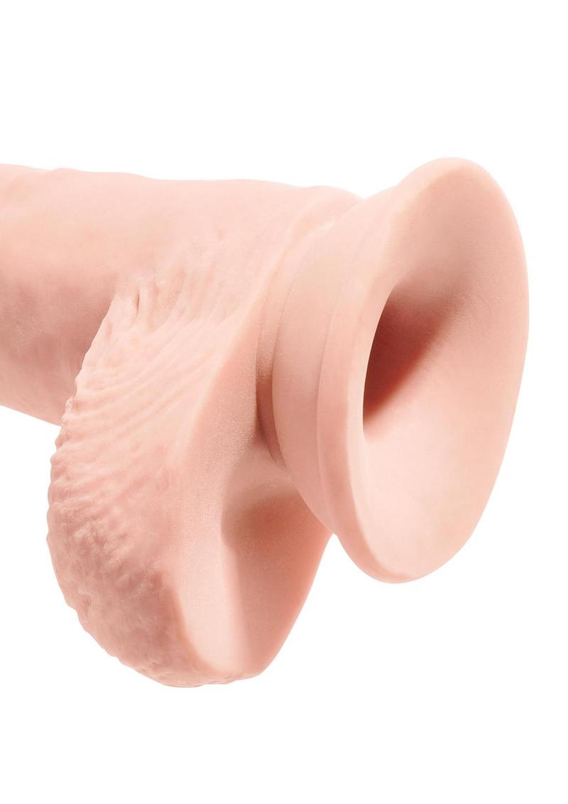 Load image into Gallery viewer, King Cock Plus Triple Density Fat Dildo with Balls
