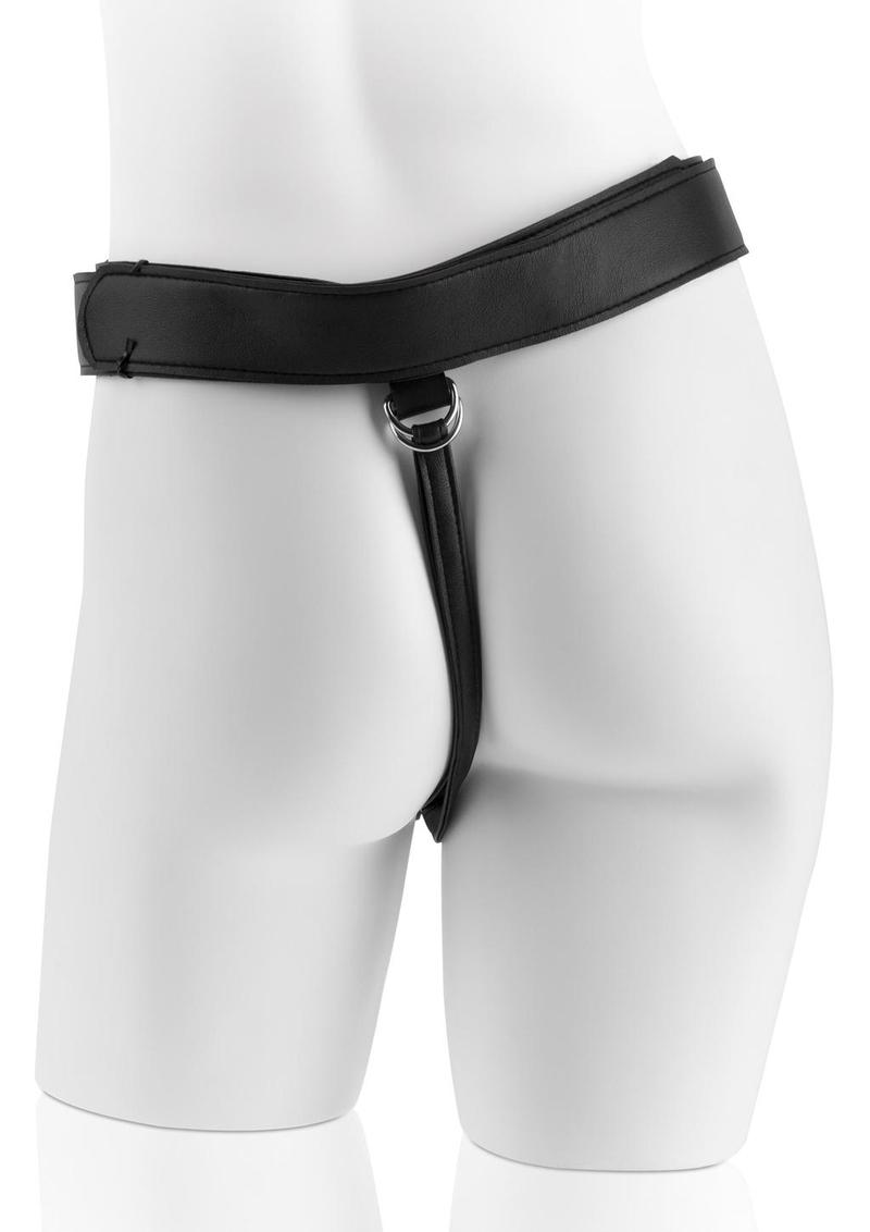 Load image into Gallery viewer, King Cock Strap-On Harness with Dildo - Vanilla - 6in
