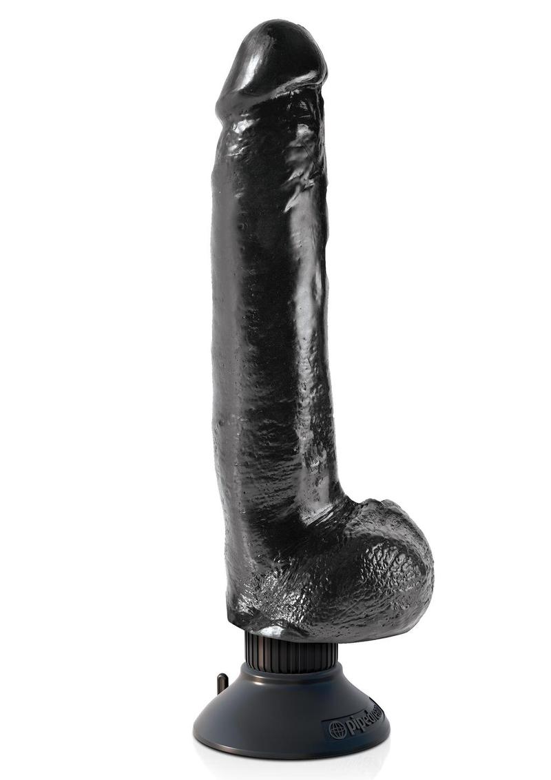 Load image into Gallery viewer, King Cock Vibrating Dildo with Balls
