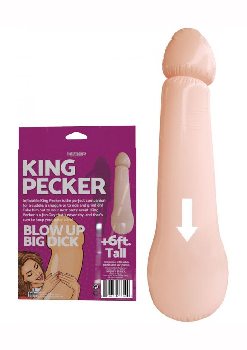 Load image into Gallery viewer, King Pecker Inflatable - Vanilla - 5ft
