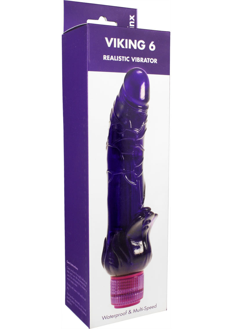 Load image into Gallery viewer, Kinx Viking 6 Realistic Vibrator - Purple
