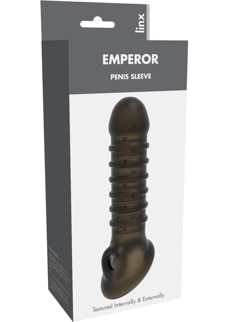 Load image into Gallery viewer, Linx Emperor Penis Sleeve - Black/Smoke
