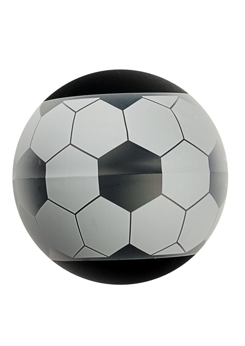 Load image into Gallery viewer, Linx Goal Stroker Ball Masturbator - Black/Clear
