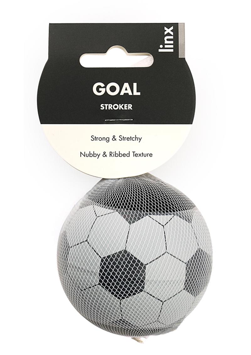 Load image into Gallery viewer, Linx Goal Stroker Ball Masturbator - Black/Clear
