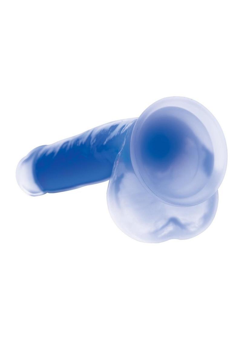 Load image into Gallery viewer, Lollicock Glow In The Dark Silicone Dildo with Balls
