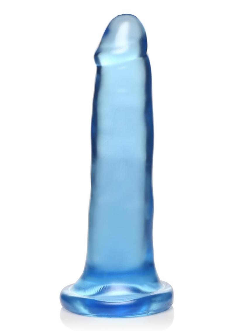 Load image into Gallery viewer, Lollicock Slim Stick Dildo - Berry Ice/Blue - 7in
