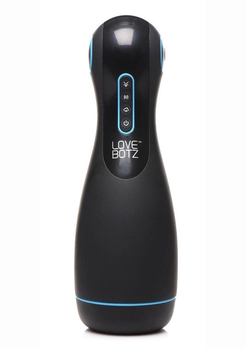 Load image into Gallery viewer, Lovebotz Auto Milker Extreme Rechargeable 16x Sucking Masturbator - Black/Blue
