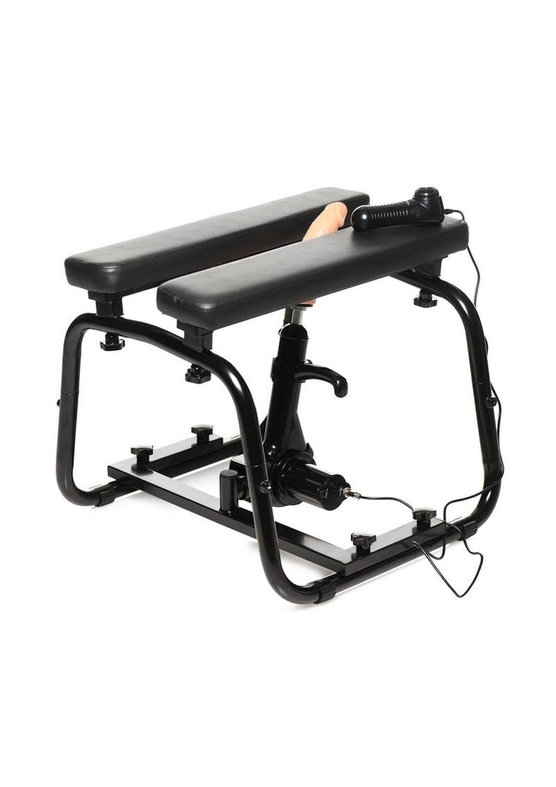 Load image into Gallery viewer, Lovebotz Deluxe Bangin&#39; Bench with Sex Machine
