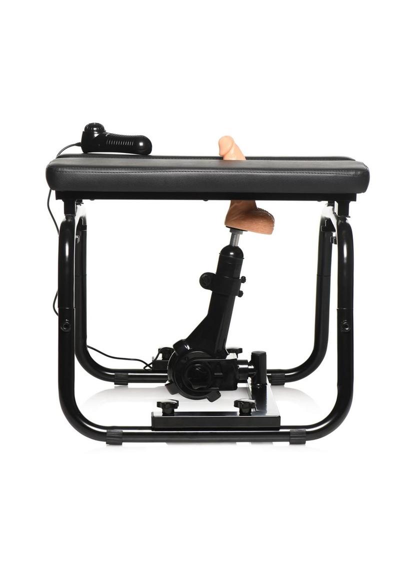 Load image into Gallery viewer, Lovebotz Deluxe Bangin&#39; Bench with Sex Machine
