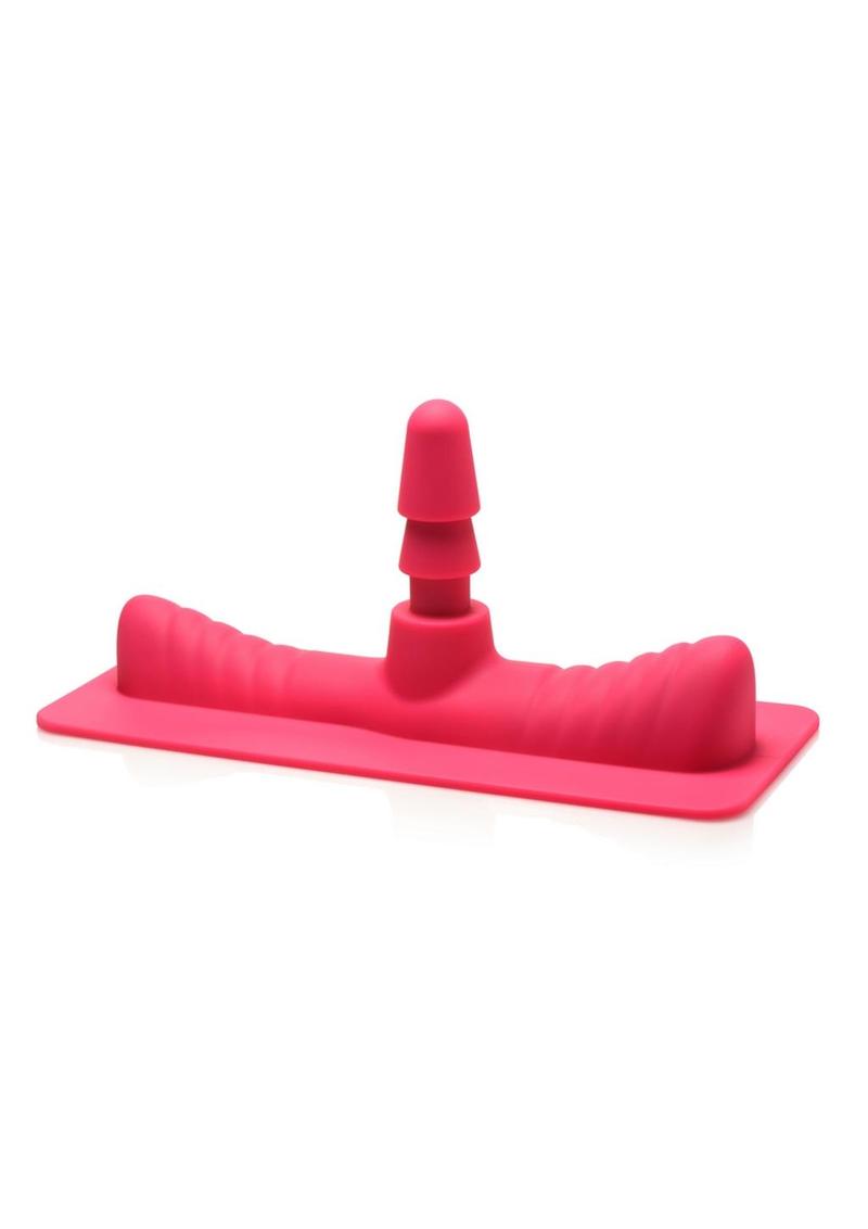 Load image into Gallery viewer, Lovebotz Saddle Adapter with Silicone Dildo - Pink
