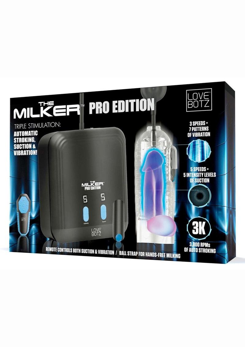 Load image into Gallery viewer, Lovebotz The Milker Pro Edition Remote Control Masturbator - Black
