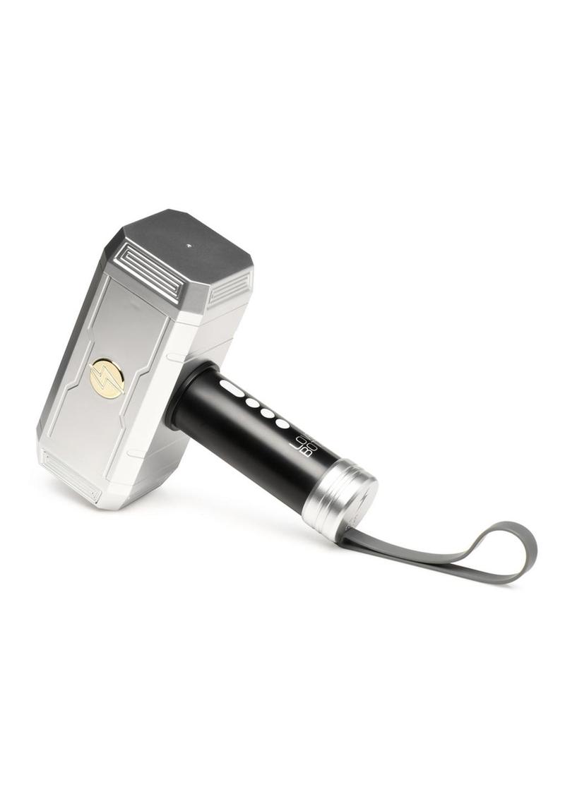 Load image into Gallery viewer, Lovebotz Thunder Rechargeable Stroker Sucking Masturbator - Black/Silver
