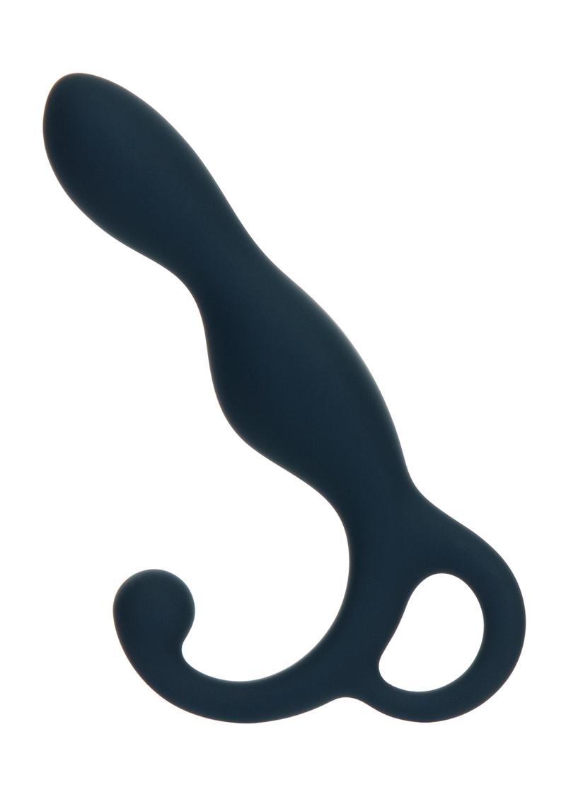 Load image into Gallery viewer, Lux Active Lx1 Silicone Rechargeable Anal Trainer with Bullet - Blue/Navy
